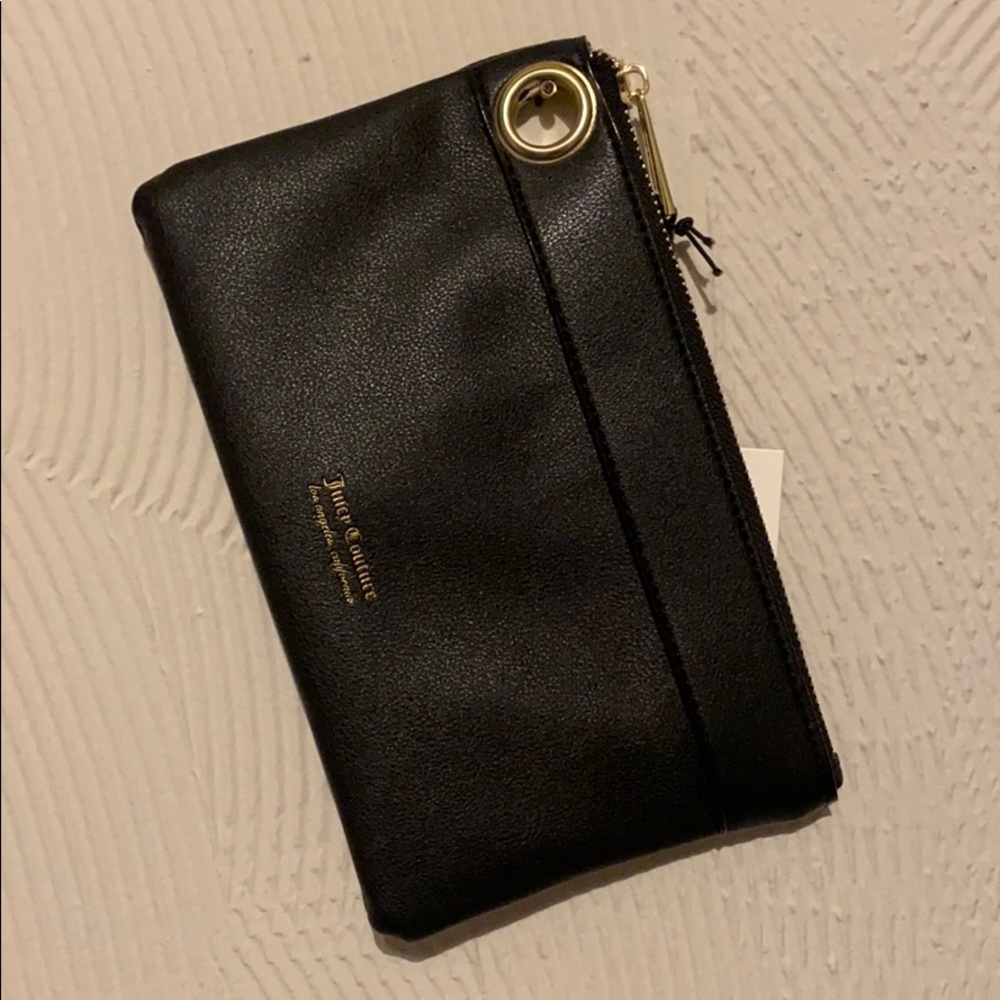 Black Juicy Couture Zipper Pouch